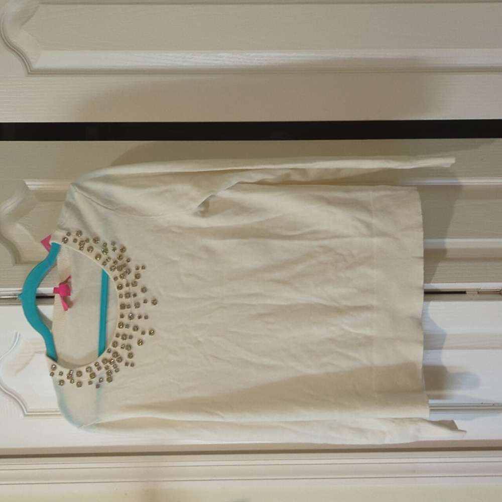 Lilly Pulitzer Odetta Sweater Coconut Size Medium NWT